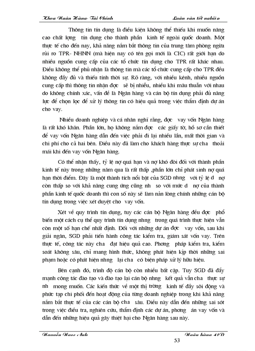 image for page Giải pháp nâng cao chất lượng tín dụng đối với kinh tế ngoài quốc doanh tại SGDI NHĐT PTVN