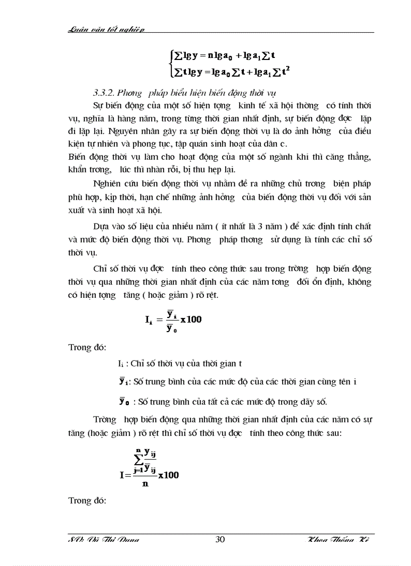 image for page Vận dụng một số phương pháp thống kê phân tích tình hình tiêu thụ sản phẩm của công ty xi măng Hoà Bình giai đoạn 1997 2001 và dự đoán năm 2002