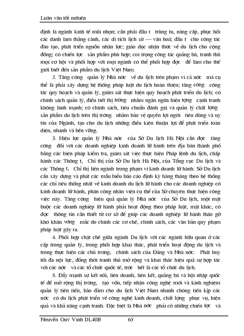 image for page Phương hướng và những giải pháp chủ yếu nhằm hoàn thiện công tác tổ chức lực lượng lao động Hướng dẫn viên du lịch