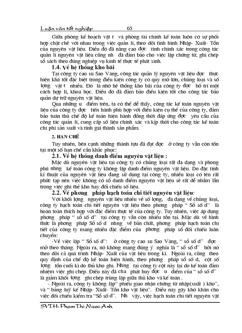 image for page Phương hướng hoàn thiện hạch toán nguyên vật liệu tại công ty cao su Sao Vàng