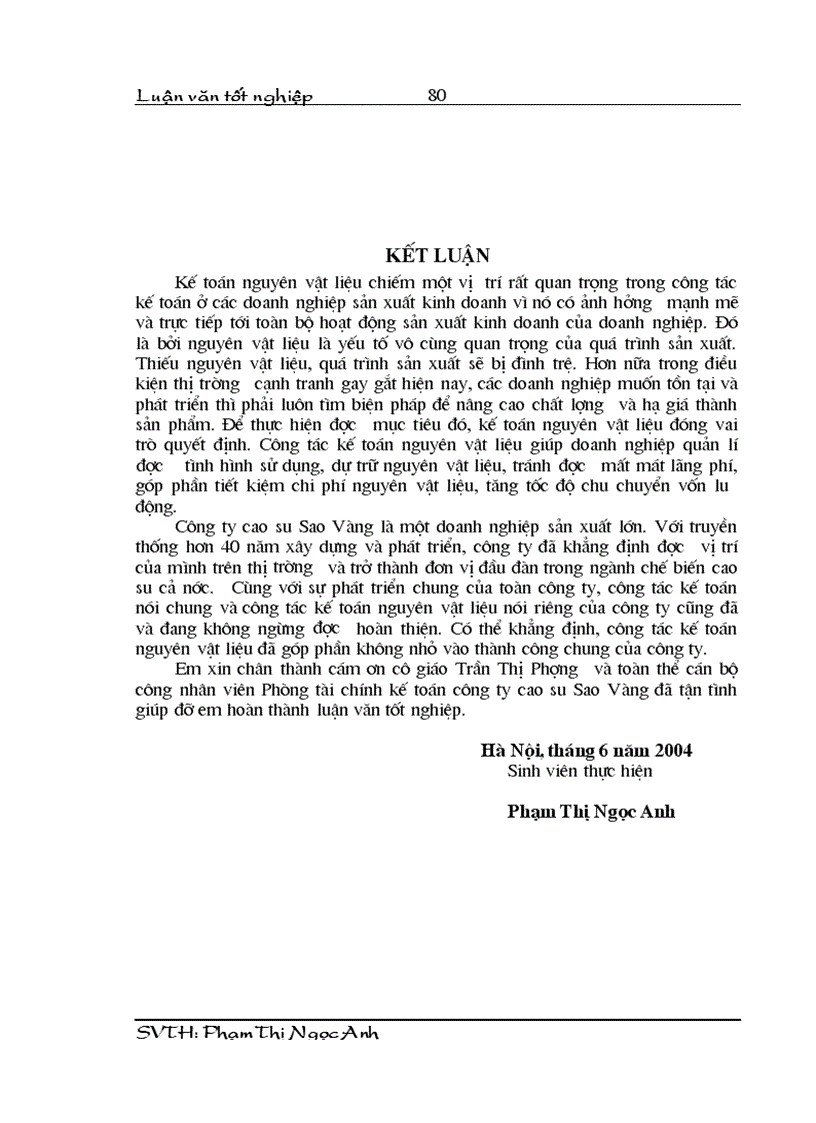 image for page Phương hướng hoàn thiện hạch toán nguyên vật liệu tại công ty cao su Sao Vàng