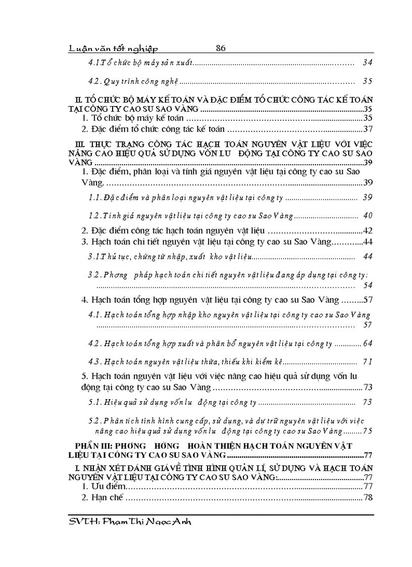 image for page Phương hướng hoàn thiện hạch toán nguyên vật liệu tại công ty cao su Sao Vàng