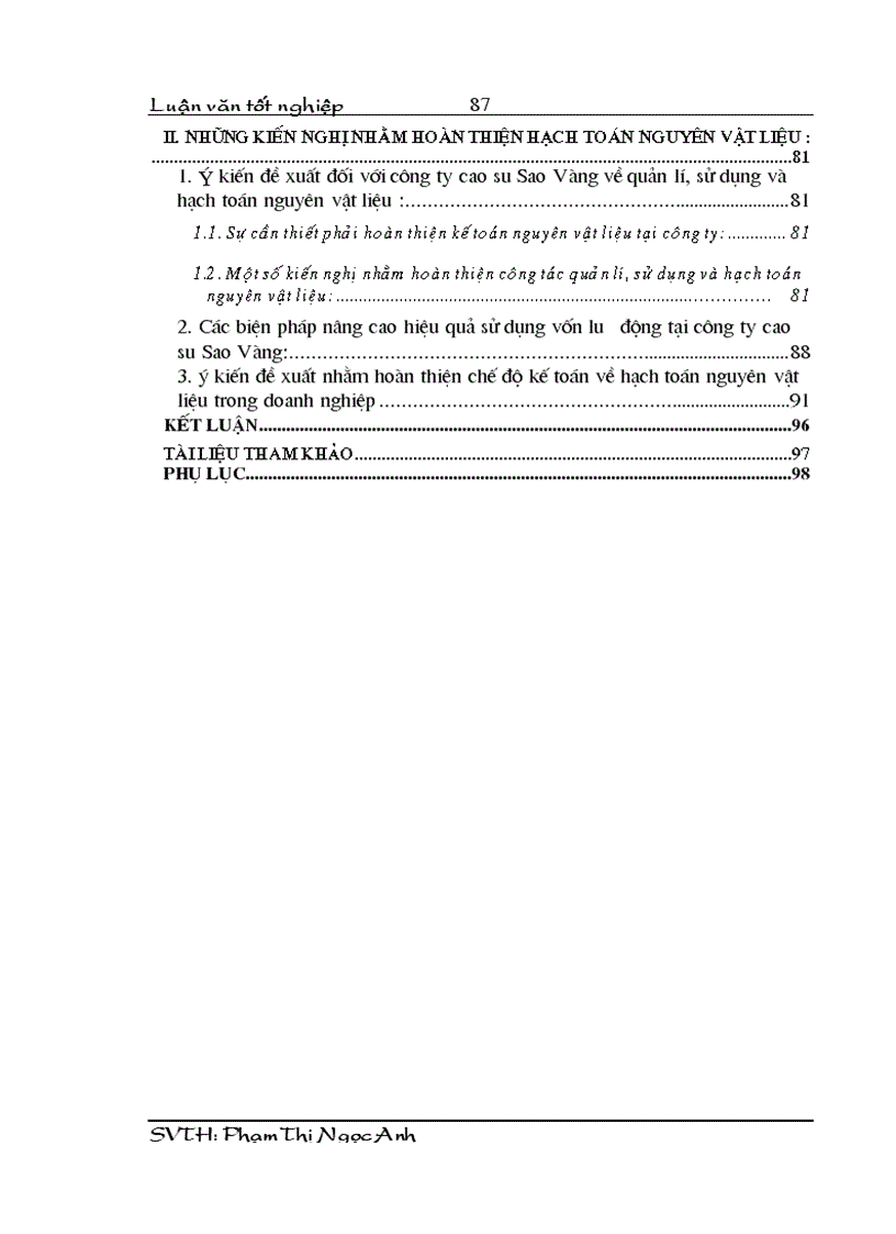 image for page Phương hướng hoàn thiện hạch toán nguyên vật liệu tại công ty cao su Sao Vàng