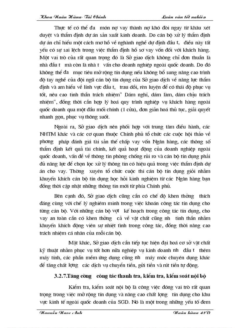 image for page Hoạt động tín dụng và chất lượngđối với kinh tế ngoài quốc doanh tại sở giao dịch I ngân hàng Đầu tư phát triển Việt Nam