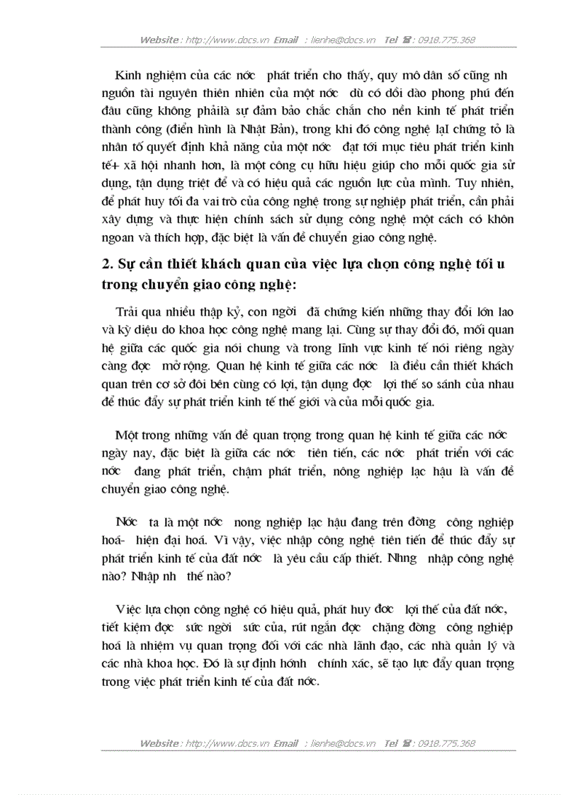 image for page Phương pháp lựa chọn công nghệ tối ưu trong chuyển giao công nghệ