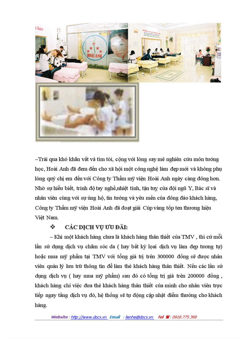 image for page Phân tích và thiết kế hệ thống quản lý khách hàng thân thiết của thẩm mỹ viện