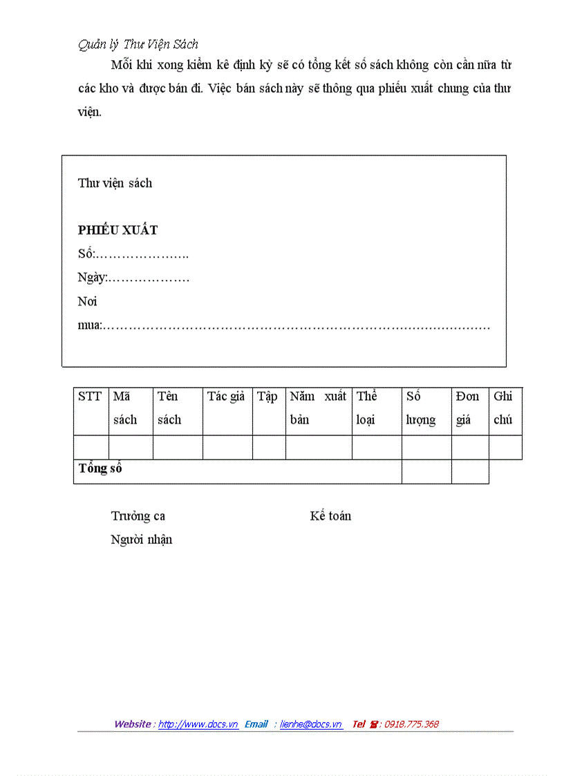 image for page Quản lý thư viện sách