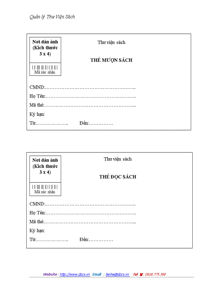image for page Quản lý thư viện sách