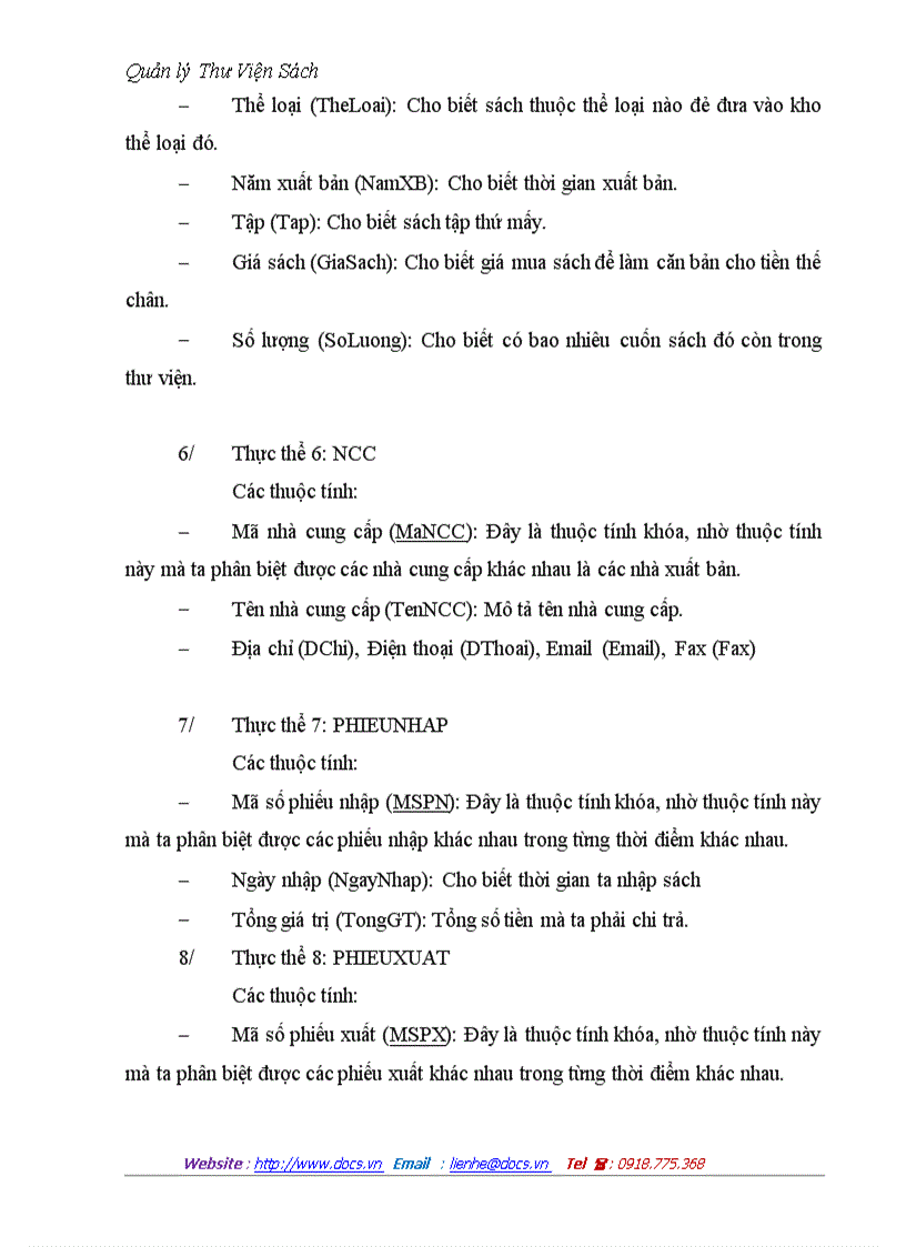 image for page Quản lý thư viện sách