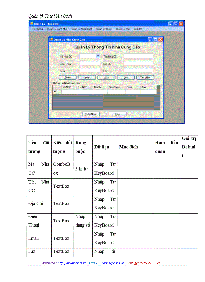 image for page Quản lý thư viện sách