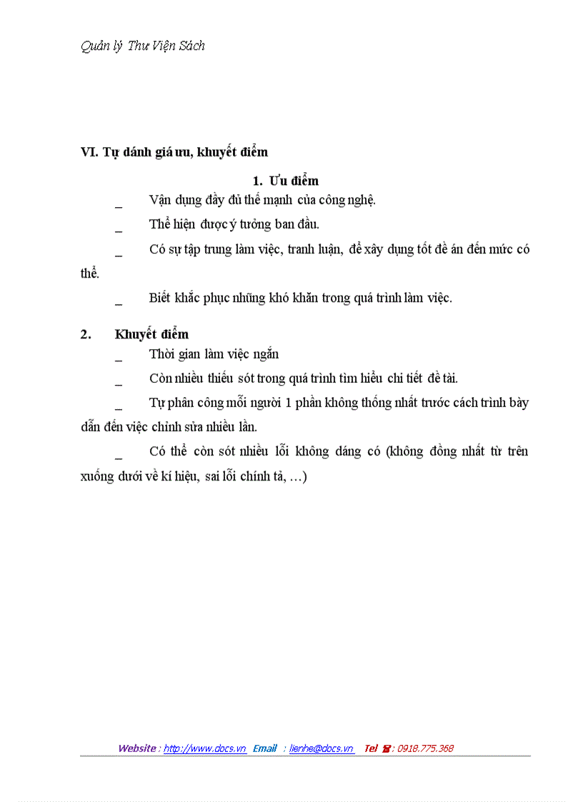 image for page Quản lý thư viện sách