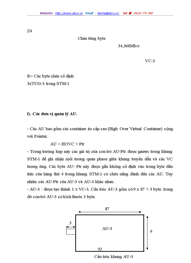 image for page Tổng quan về hệ thông tin quang Công ghệ truyền dẫn SDH