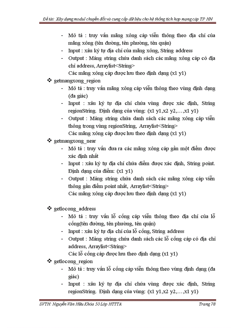image for page Xây dựng các mô đun chuyển đổi và cung cấp dữ liệu cho hệ thống tích hợp và khai thác thông tin mạng cáp thành phố hà nội