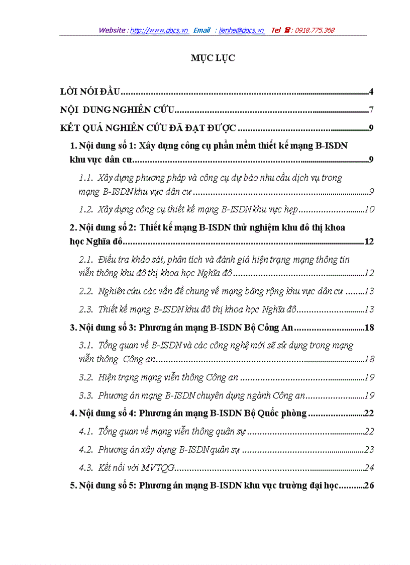 image for page Nghiên cứu tiếp thu công nghệ tiên tiến để thiết lập và tổ chức khai thác thử nghiệm mạng thông tin số liên kết đa dịch vụ băng rộng b isdn