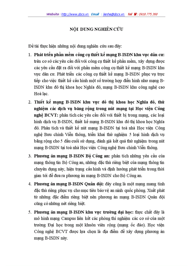image for page Nghiên cứu tiếp thu công nghệ tiên tiến để thiết lập và tổ chức khai thác thử nghiệm mạng thông tin số liên kết đa dịch vụ băng rộng b isdn