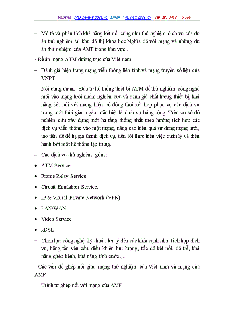 image for page Nghiên cứu tiếp thu công nghệ tiên tiến để thiết lập và tổ chức khai thác thử nghiệm mạng thông tin số liên kết đa dịch vụ băng rộng b isdn