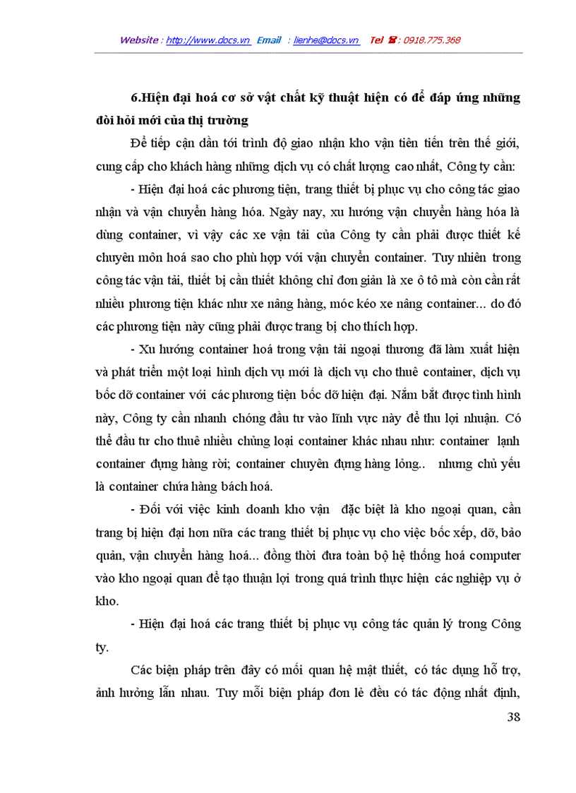 image for page Tình hình hoạt động kinh doanh dịch vụ giao nhận kho vận tại Vietrans