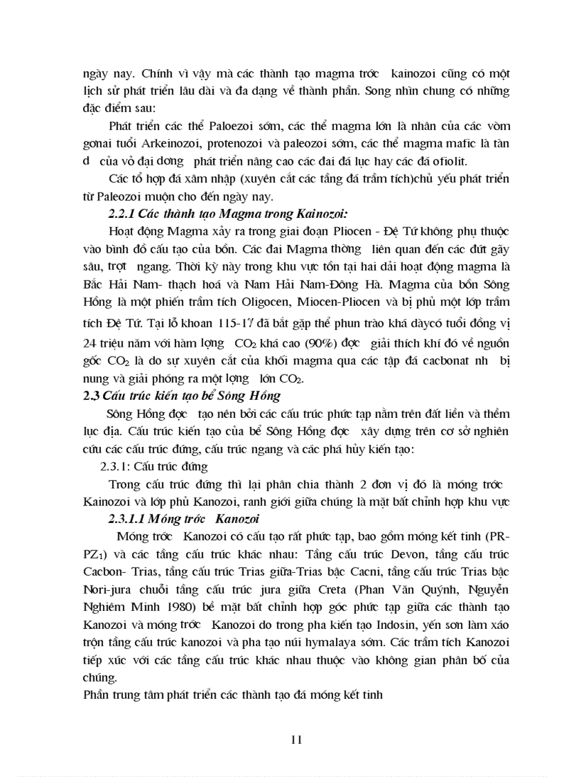 image for page Địa chất khu vực và đánh giá tiềm năng dầu khí các đối tượng triển vọng của khu vực nghiên cứu trong bể sông hồng