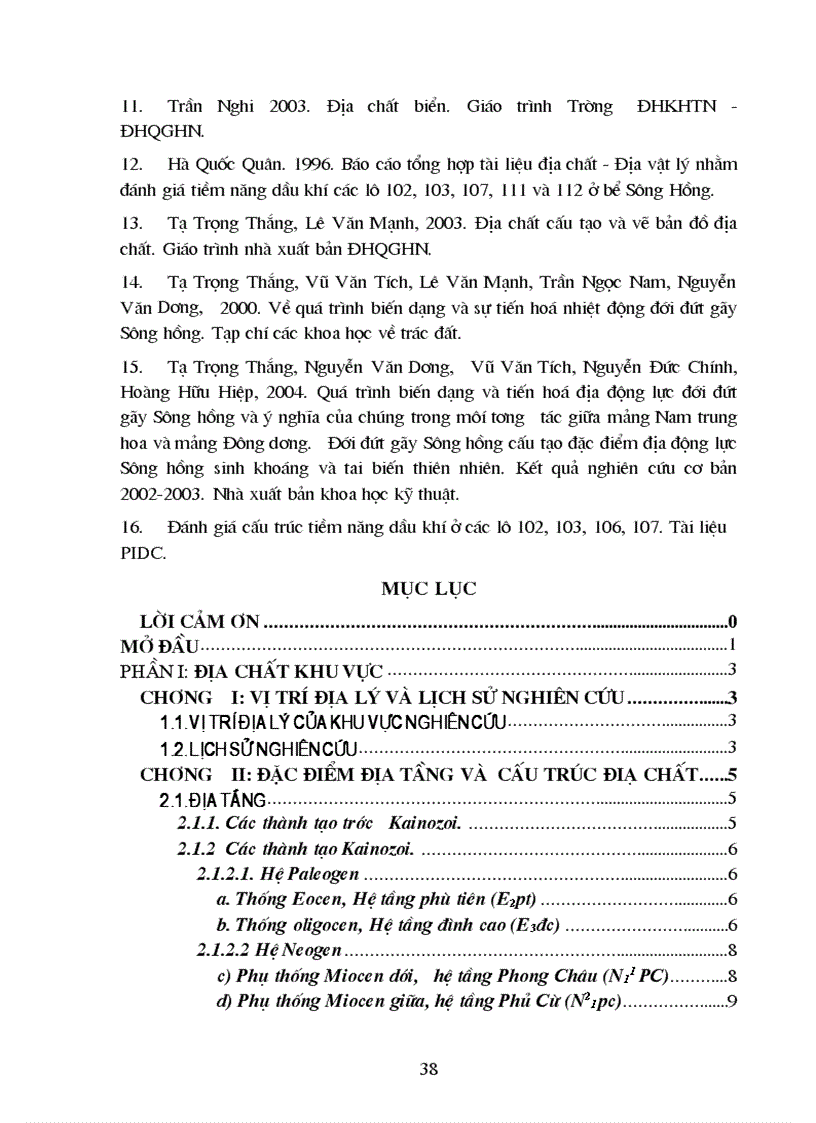 image for page Địa chất khu vực và đánh giá tiềm năng dầu khí các đối tượng triển vọng của khu vực nghiên cứu trong bể sông hồng