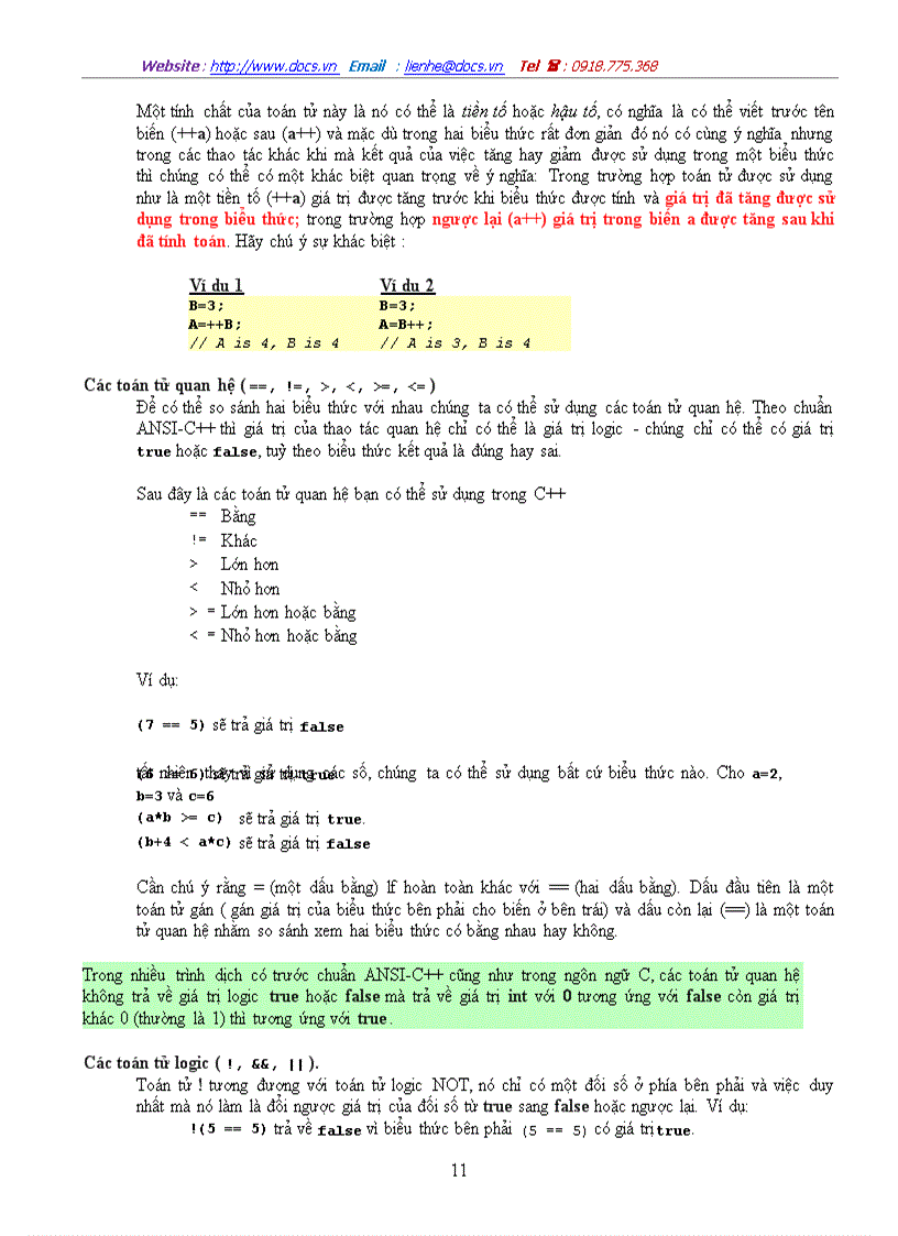 image for page Cấu trúc của một chương trình C