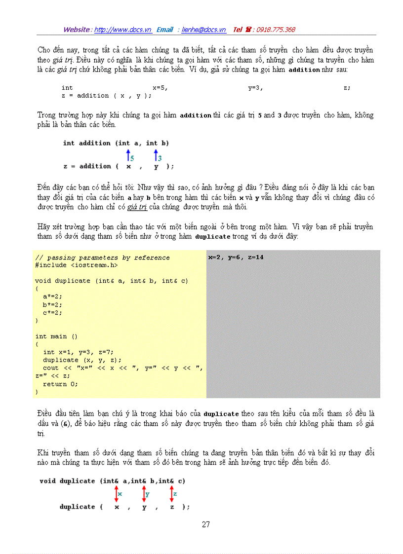 image for page Cấu trúc của một chương trình C