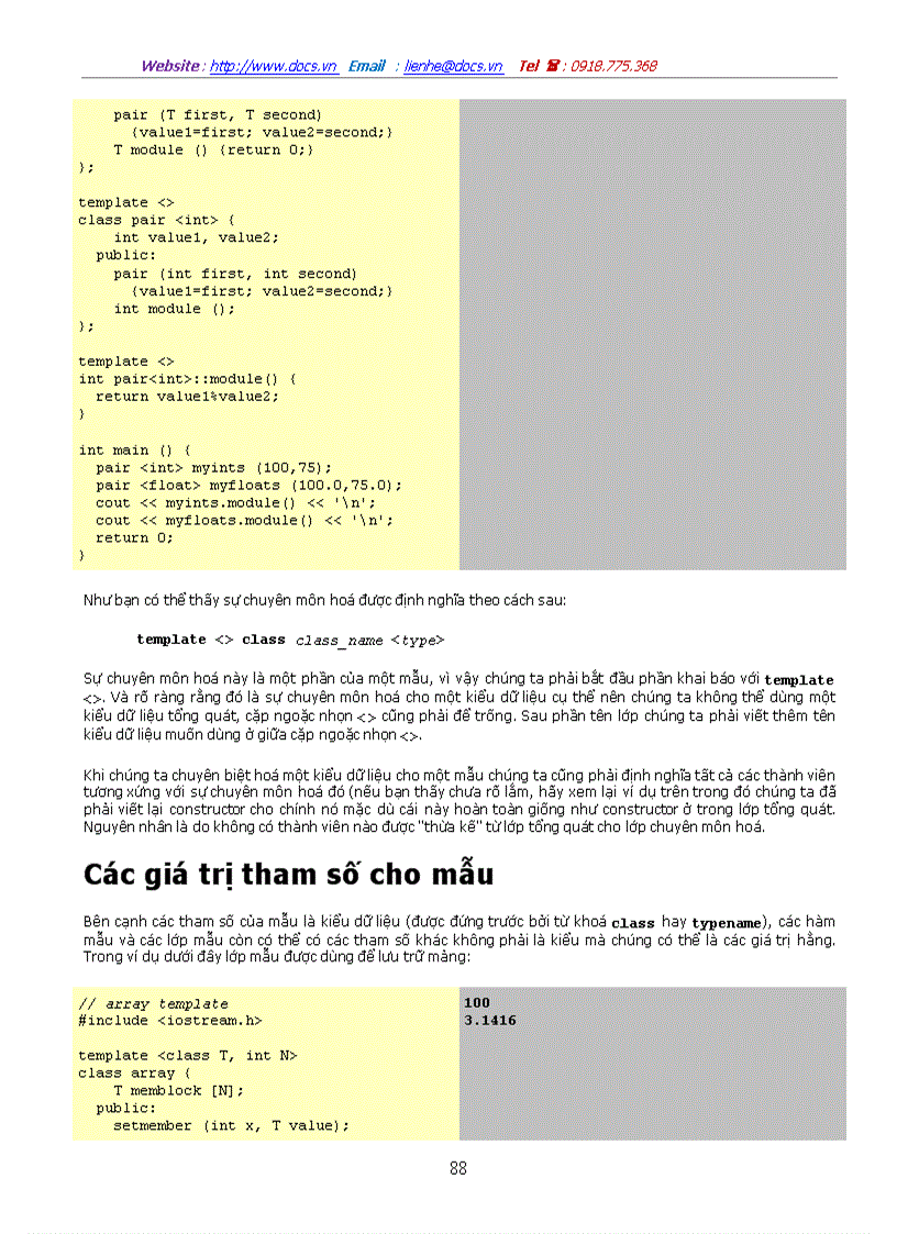 image for page Cấu trúc của một chương trình C