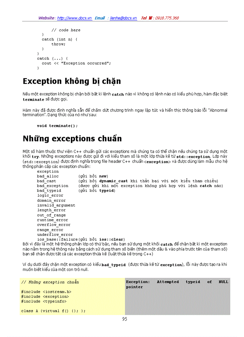 image for page Cấu trúc của một chương trình C
