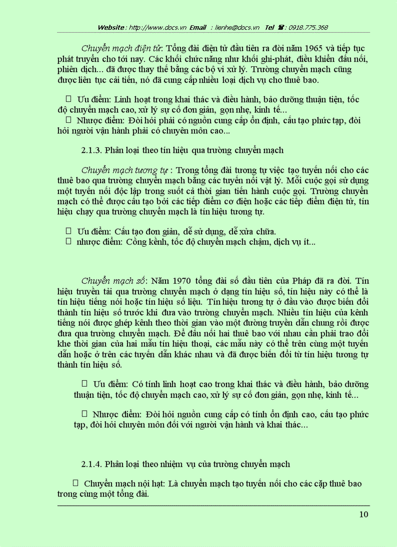 image for page Kỹ thuật chuyển mạch và tổng đài điện tử SPC