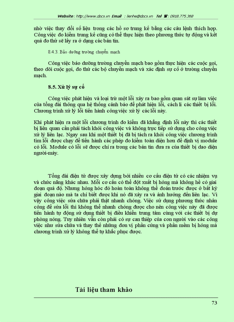 image for page Kỹ thuật chuyển mạch và tổng đài điện tử SPC