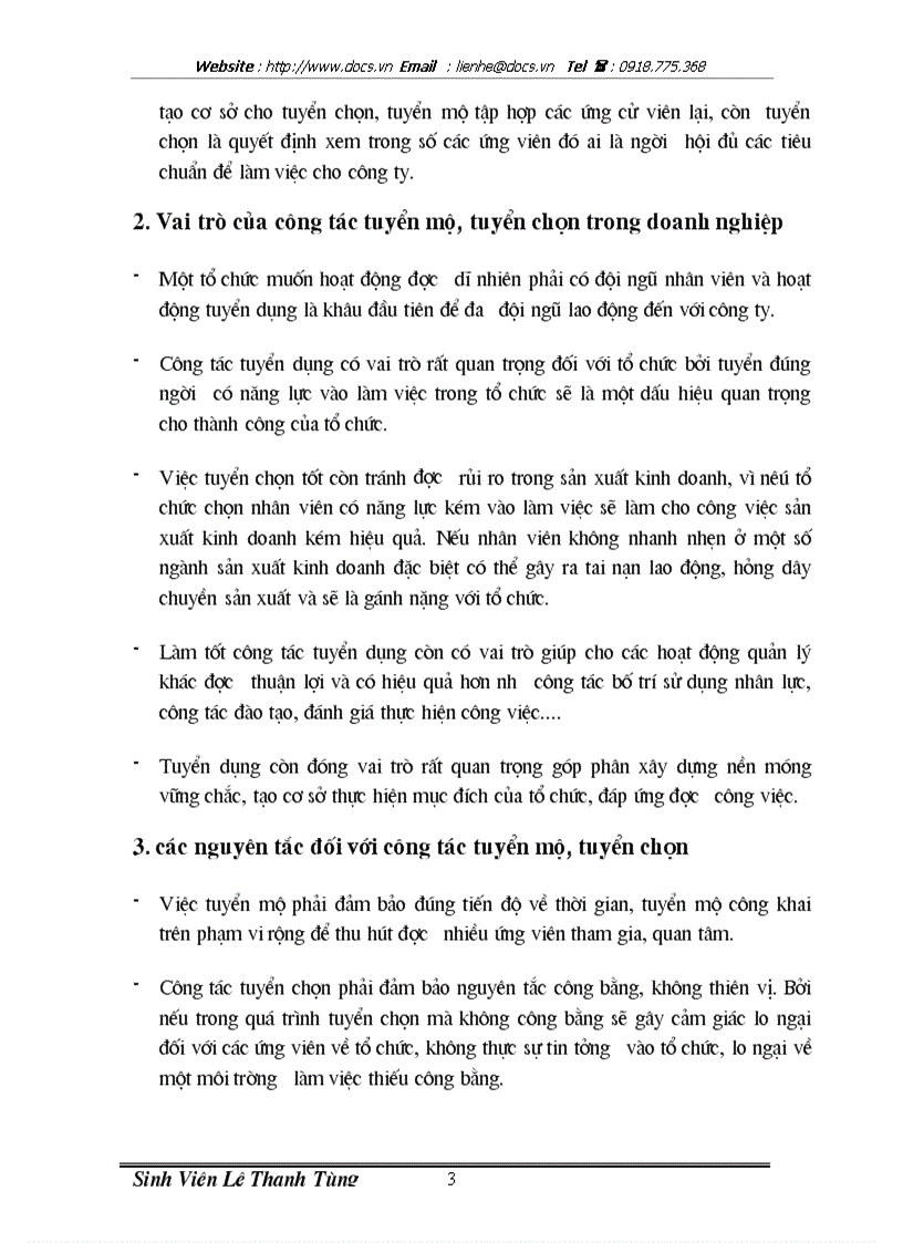 image for page Hoàn thiện công tác tuyển mộ tuyển chọn tại công ty Đông Đô Bộ Quốc phòng