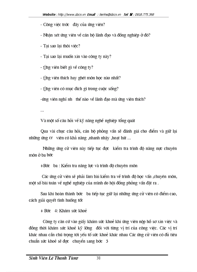 image for page Hoàn thiện công tác tuyển mộ tuyển chọn tại công ty Đông Đô Bộ Quốc phòng