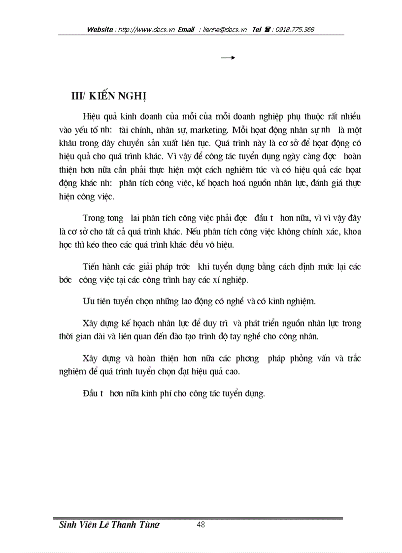 image for page Hoàn thiện công tác tuyển mộ tuyển chọn tại công ty Đông Đô Bộ Quốc phòng