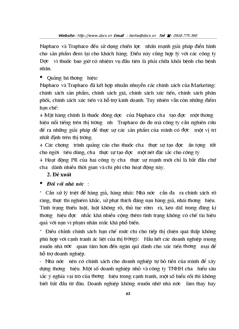 image for page Khảo sát chiến lược định vị và quảng bá thương hiệu của một số doanh nghiệp Dược Việt Nam