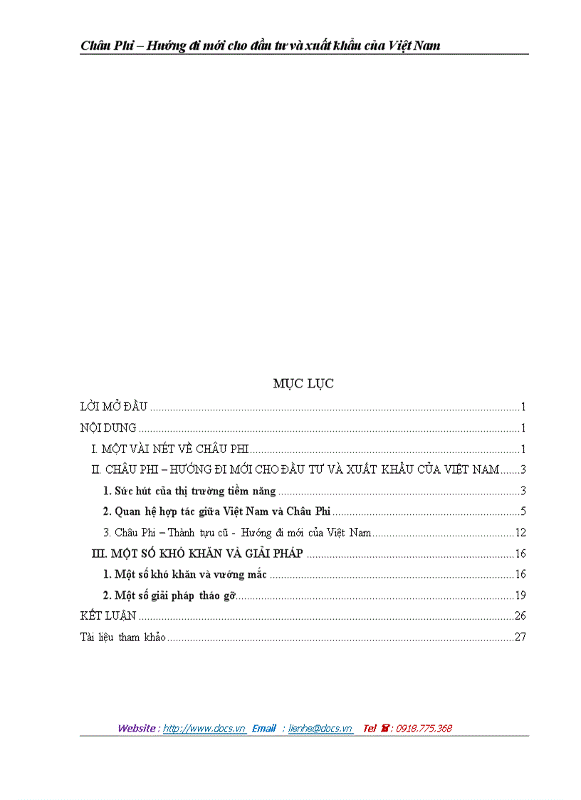 image for page Châu Phi Hướng đi mới cho đầu tư và xuất khẩu của Việt Nam
