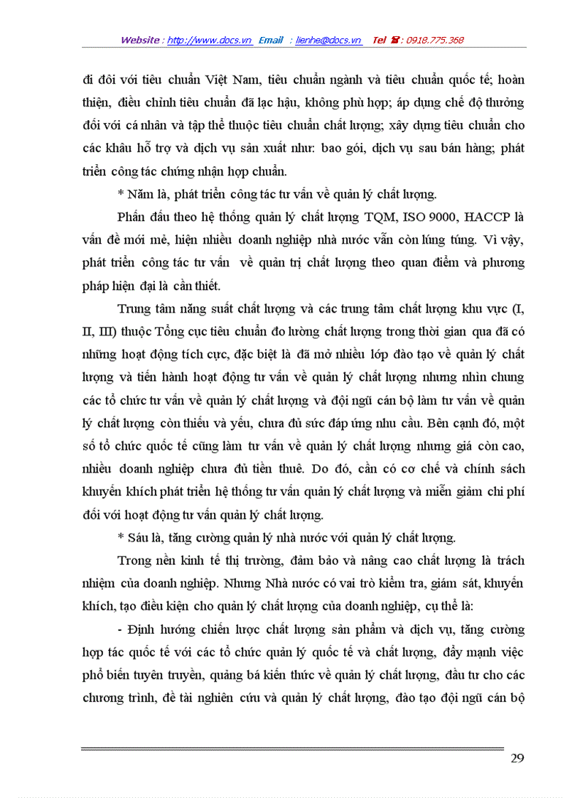 image for page Vấn đề chất lượng sản phẩm và quản lý chất lượng trong các doanh nghiệp Việt Nam hiện nay