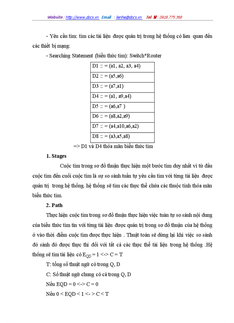 image for page Phân tích so sánh và quy trình tìm tin trong sơ đồ thuận và sơ đồ đảo