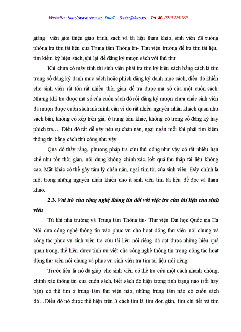 image for page Ứng dụng công nghệ thông tin trong công tác phục vụ sinh viên tra tìm tài liệu tại trung tâm thông tin thư viện Đại học Quốc gia Hà Nội