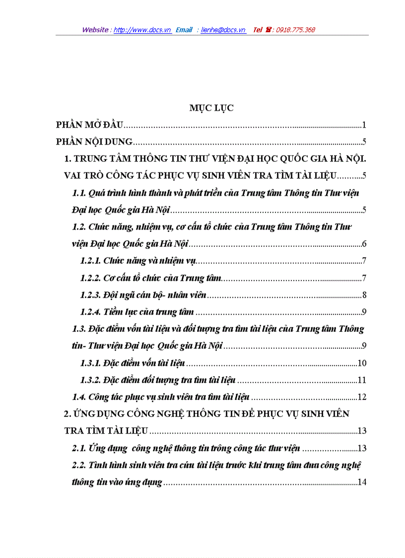 image for page Ứng dụng công nghệ thông tin trong công tác phục vụ sinh viên tra tìm tài liệu tại trung tâm thông tin thư viện Đại học Quốc gia Hà Nội