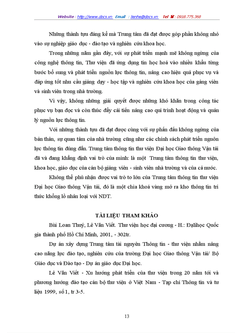 image for page Quá trình hình thành và phát triển của trung tâm thông tin thư viện đại học giao thông vận tải