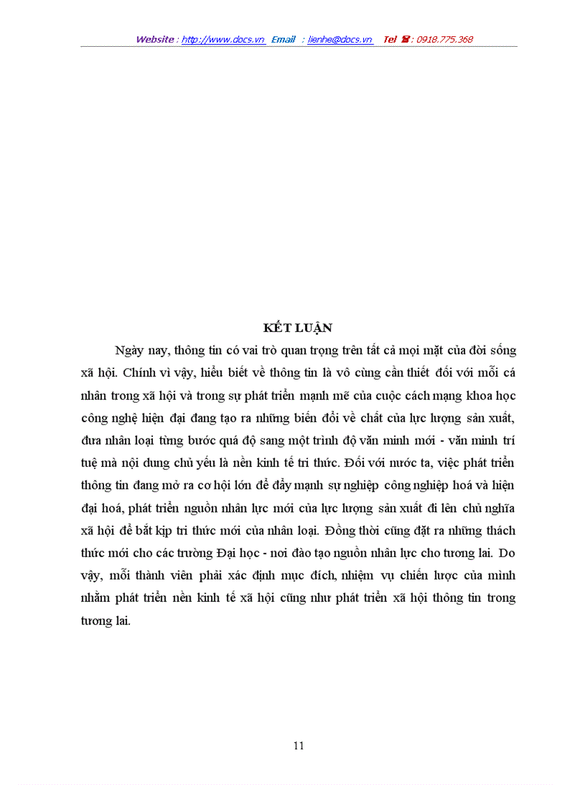 image for page Vai trò của Thông tin đối với sự phát triển