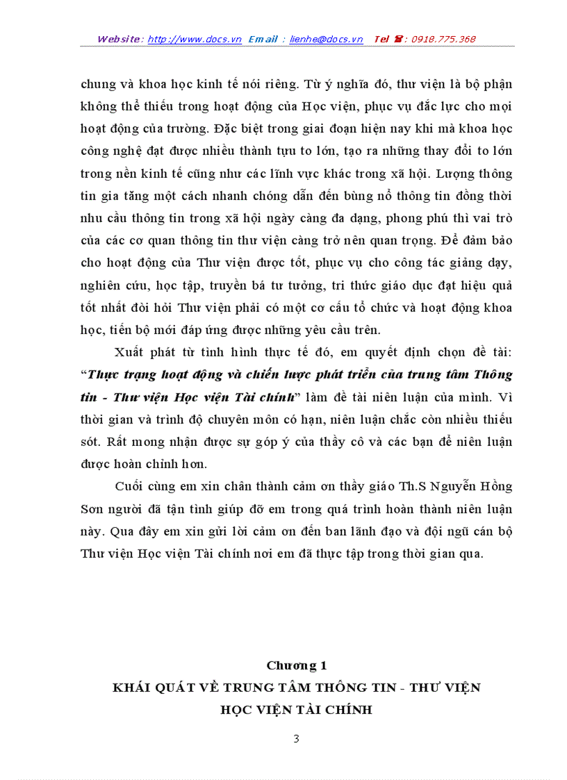 image for page Thực trạng hoạt động và chiến lược phát triển của trung tâm thông tin thư viện học viện tài chính