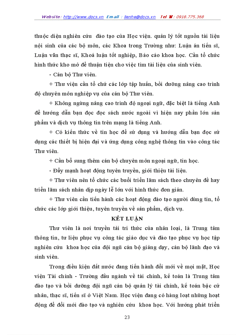 image for page Thực trạng hoạt động và chiến lược phát triển của trung tâm thông tin thư viện học viện tài chính