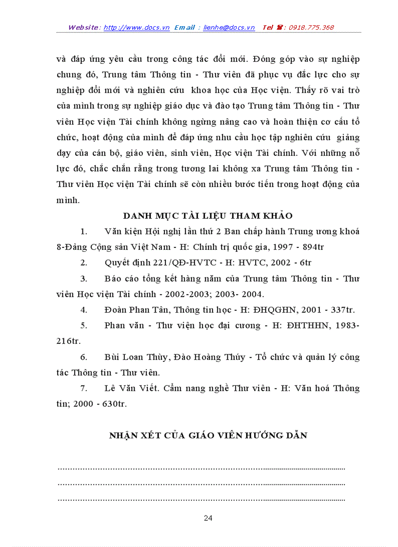 image for page Thực trạng hoạt động và chiến lược phát triển của trung tâm thông tin thư viện học viện tài chính