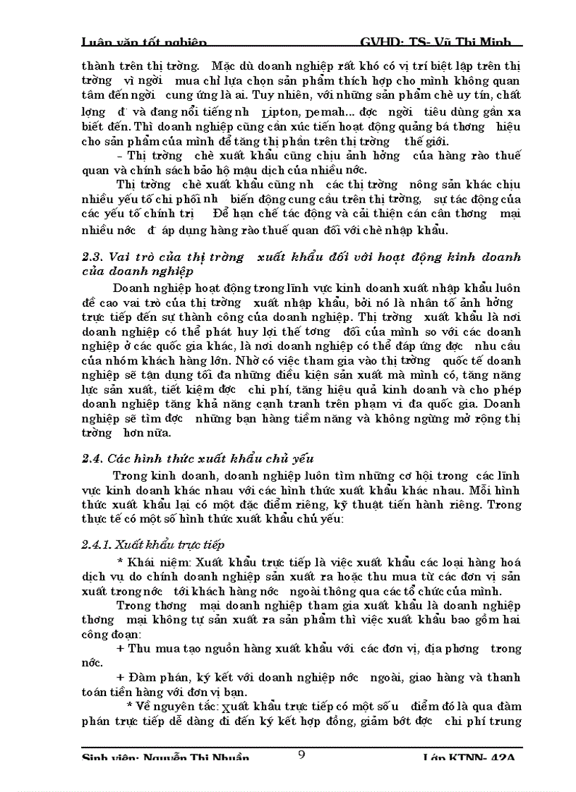 image for page Một số biện pháp chủ yếu nhằm thúc đẩy xuất khẩu chè sang thị trường Nga của Tổng công ty chè Việt Nam