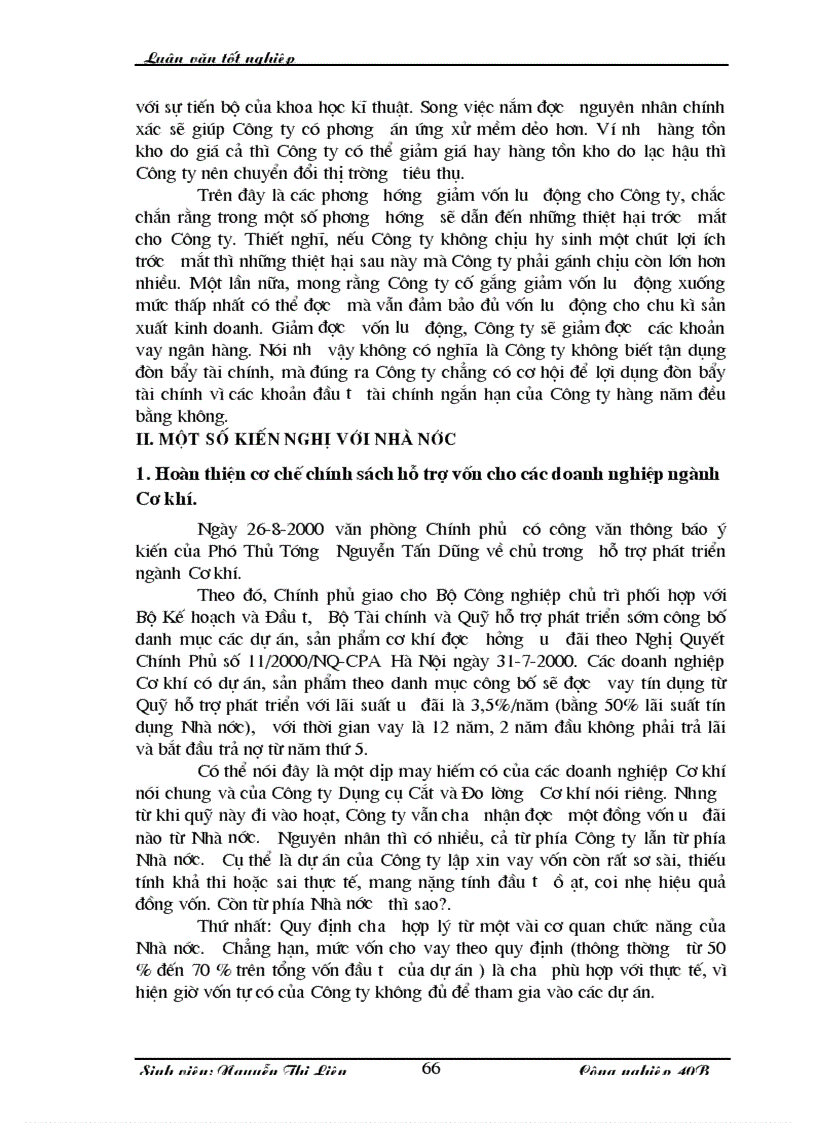 image for page Một số biện pháp nhằm nâng cao hiệu quả sử dụng vốn lưu động ở Công ty Dụng cụ Cắt và Đo lường Cơ khí