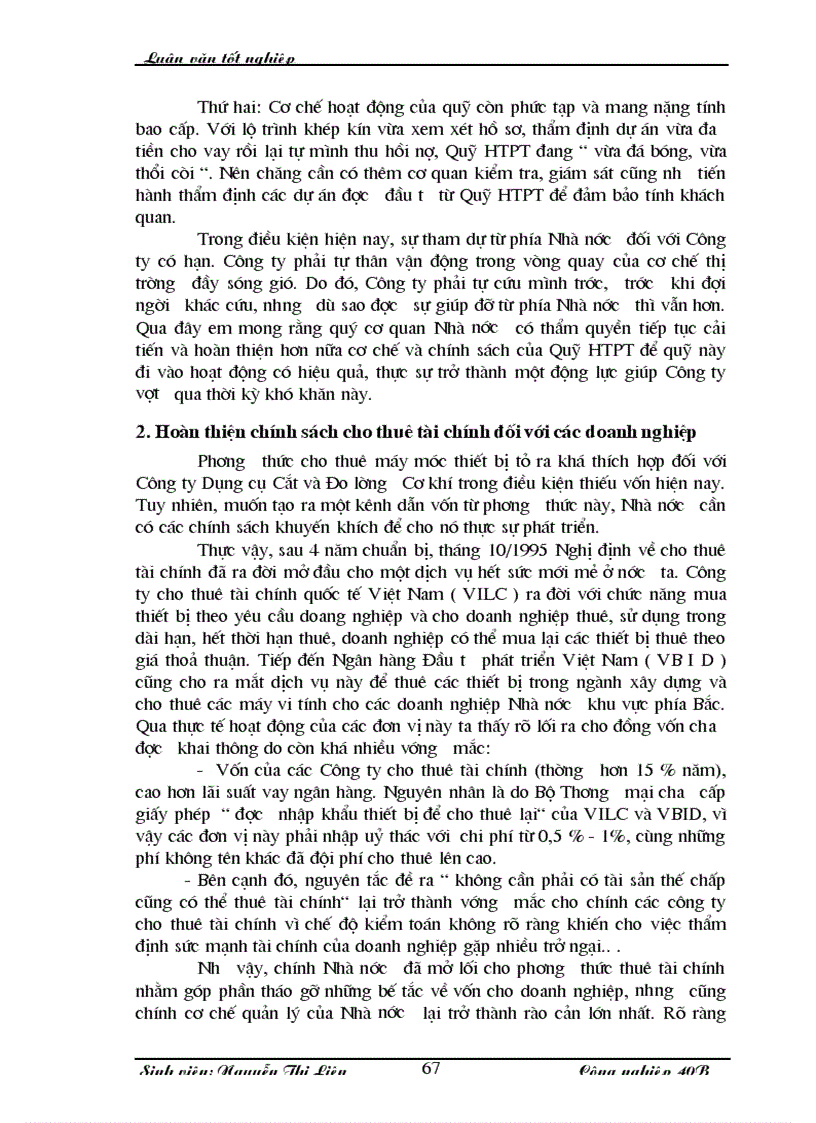 image for page Một số biện pháp nhằm nâng cao hiệu quả sử dụng vốn lưu động ở Công ty Dụng cụ Cắt và Đo lường Cơ khí