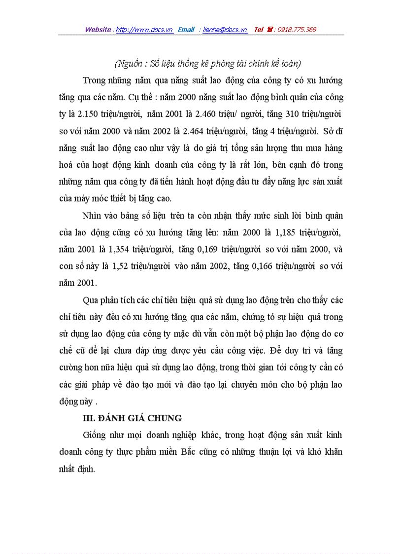 image for page Một số giải pháp nhằm nâng cao hiệu quả sản xuất kinh doanh tại Công ty Thực phẩm Miền Bắc