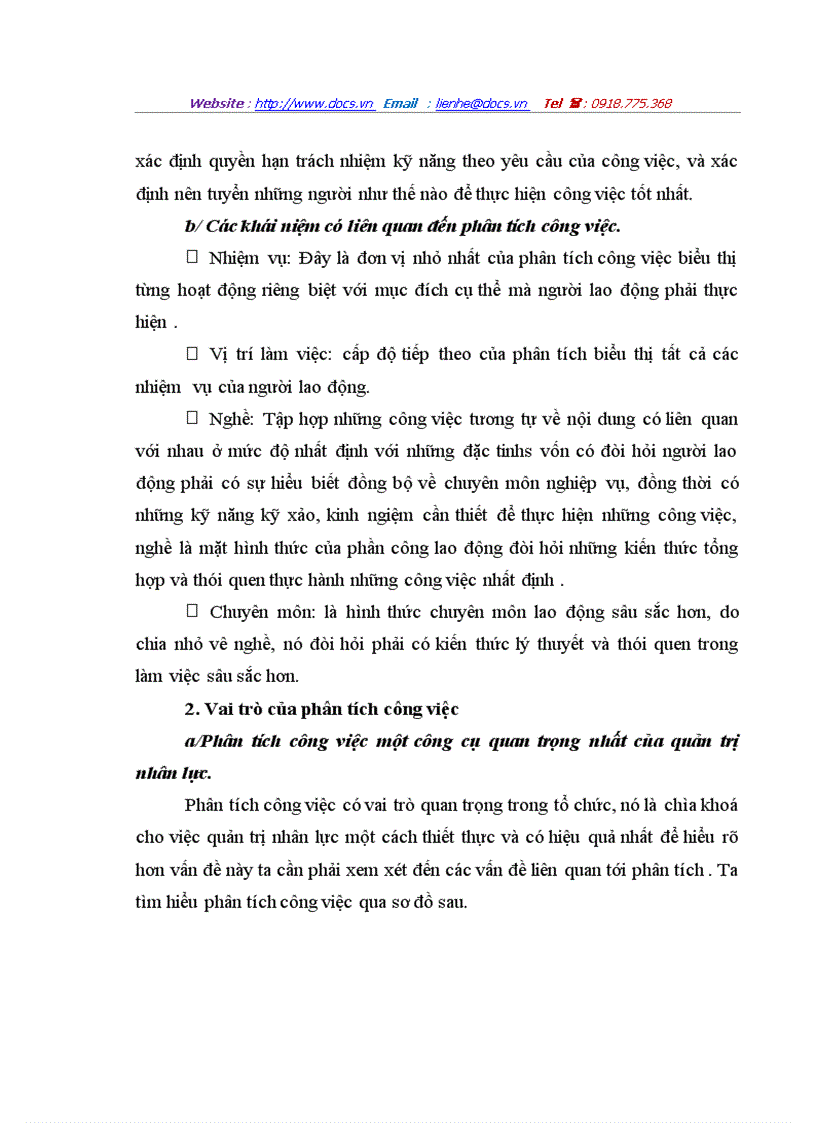 image for page Công tác phân tích công việc tại phòng TCTL của công ty Vật tư Vận Tải Xi Măng