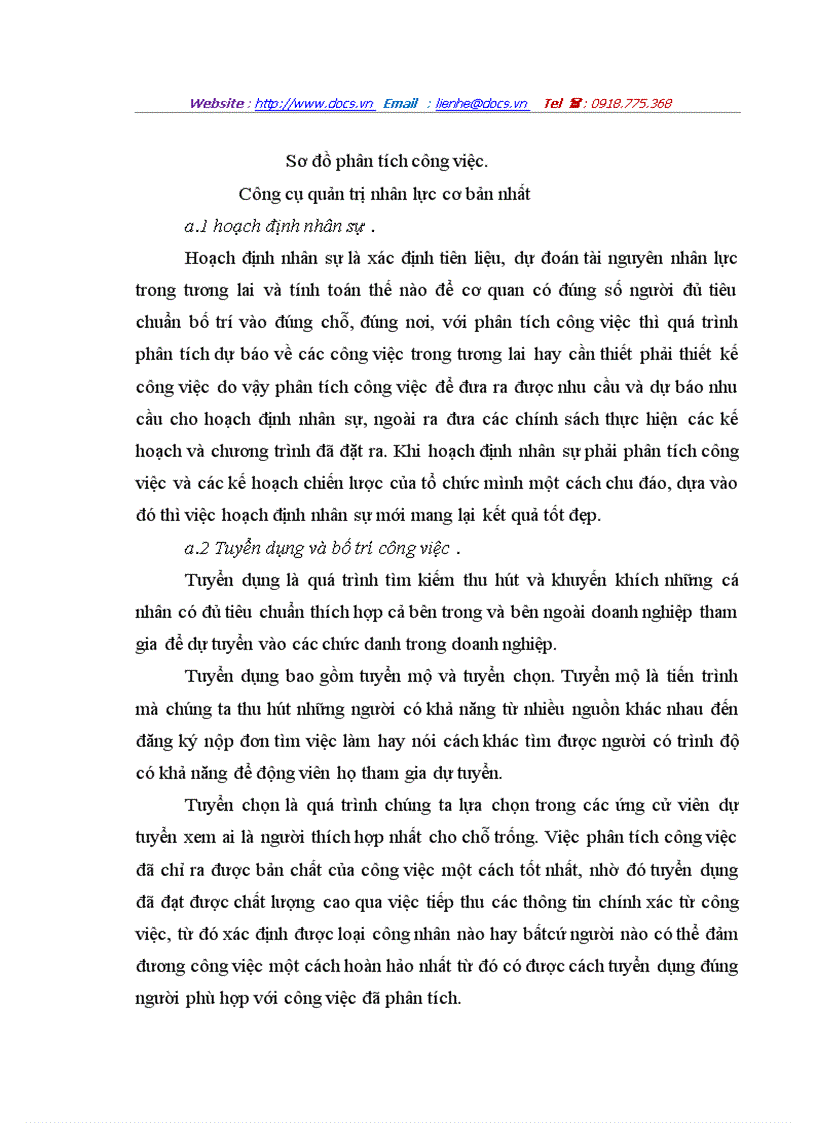 image for page Công tác phân tích công việc tại phòng TCTL của công ty Vật tư Vận Tải Xi Măng