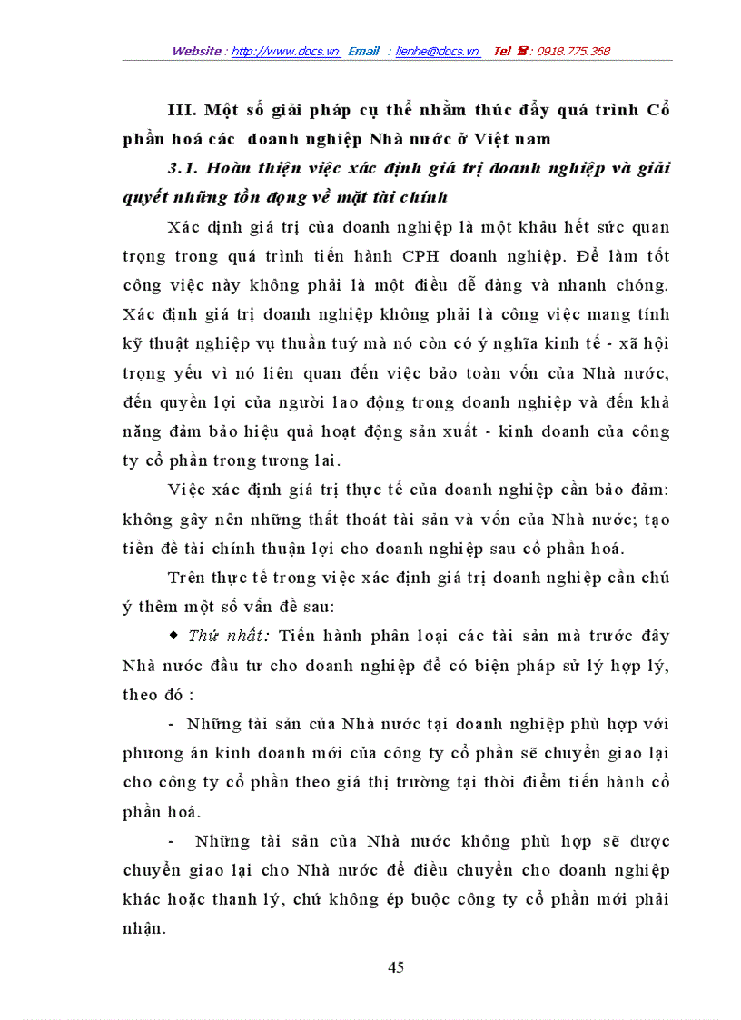 image for page Một số giải pháp nhằm thúc đẩy quá trình cổ phần hoá doanh nghiệp nhà nước ở việt nam